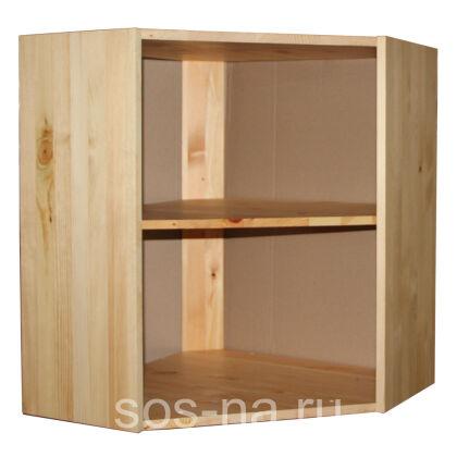 Шкаф угл. навесной 60 (1дв.стекло) Скайда-2